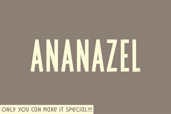 Ananazel: A Unique Handwritten Font for Web Design