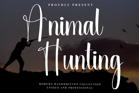 Animal Hunting: A Modern Handwritten Font for Marketers