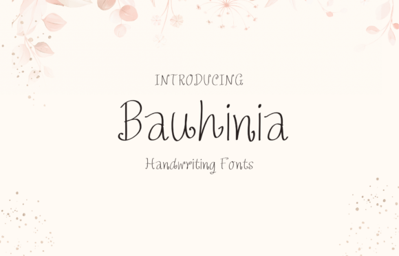 Bauhinia: A Friendly Handwritten Font for Small Business
