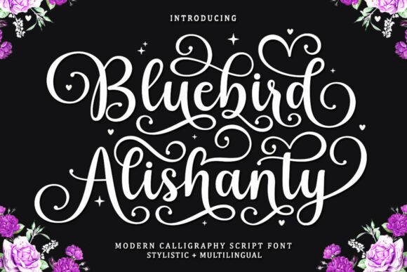 Bluebird Alishanty: A Whimsical Script Font for Brands