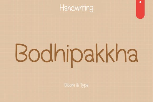 Bodhipakkha: A Warm Handwritten Font for Brand Identity