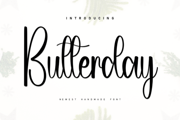 Butterday: A Cozy Handwritten Font for Editorial Design