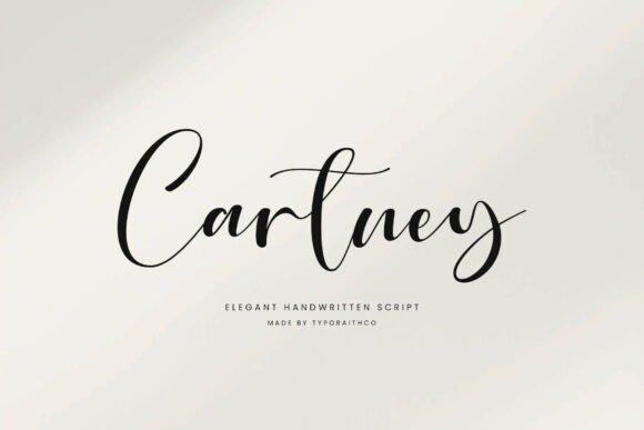 Cartney: The Elegant Script Font for Crafters