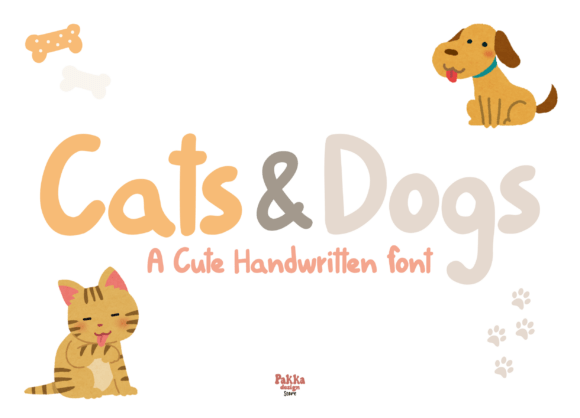 Cats and Dogs Handwritten: A Whimsical Script Font Review