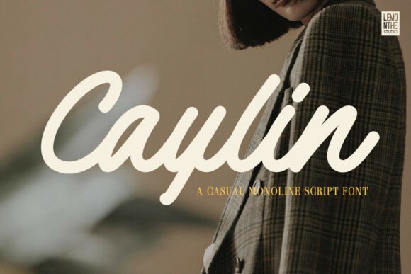 Caylin: A Natural Script Font for Modern Web Design