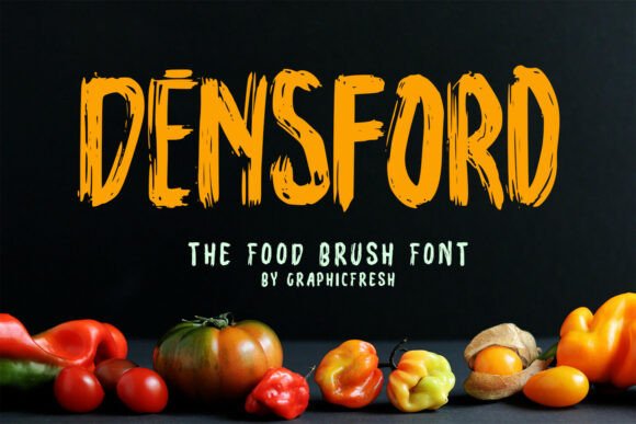 Densford: The Perfect Brush Font for Food Branding