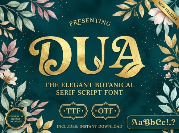 Dua: The Elegant Script Font for Your Brand