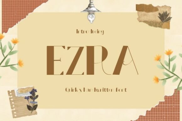 Ezra: A Handwritten Font for Modern Web Design