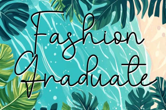 Fashion Graduate: A Premium Script Font for Campaigns