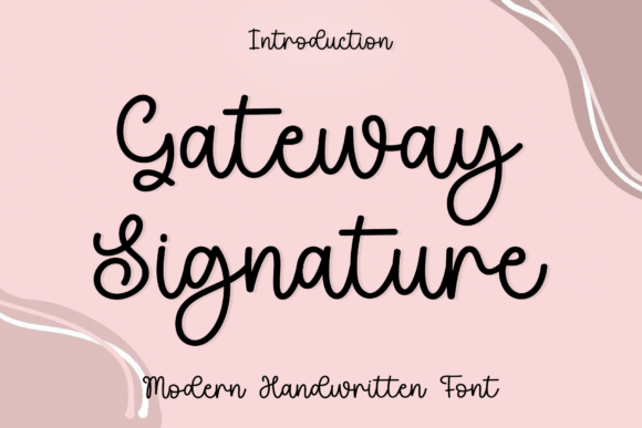 Gateway Signature: A Modern Script Font Review