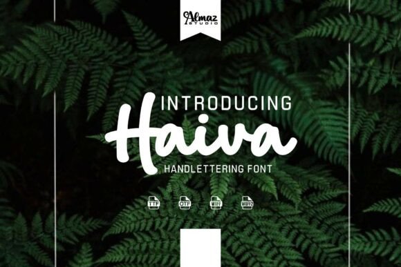 Haiva: The Modern Hand-Lettering Font for Your Brand