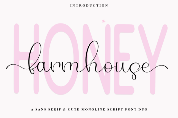 Honey Farmhouse: A Warm Font for Small Business Branding