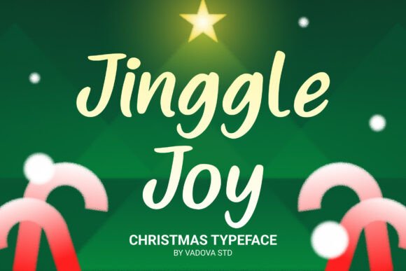 Jinggle Joy: A Festive Script Typeface for Holiday Design