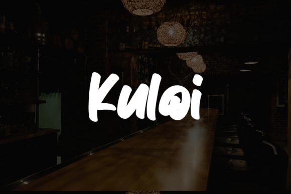 Kuloi: The Heavy-Weight Typeface for Bold Campaigns