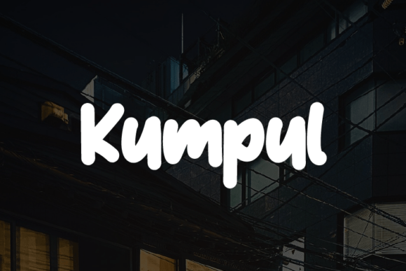 Kumpul: The Friendly Script Font for Crafters