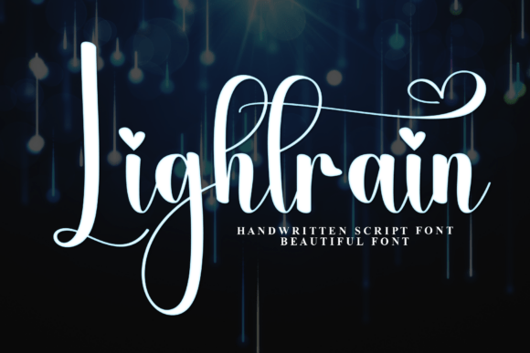 Lighrain: A Sweet Handwritten Font for Editorial Design