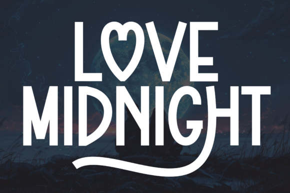 Love Midnight: A Whimsical Script Font for Web Design
