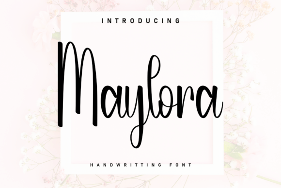 Maylora: A Handwritten Font for Editorial Perfection