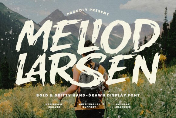 Meliod Larsen: A Bold Display Font for Web Design