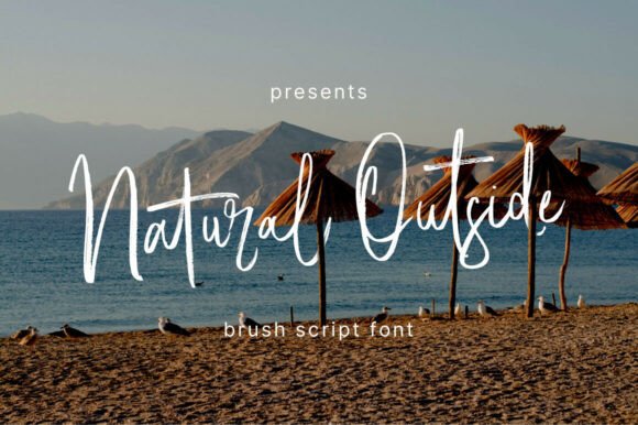 Natural Outside: A Handwritten Font for Authentic Branding