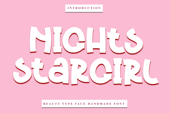 Nights Stargirl: A Rhythmic Script Font for Editorial Design