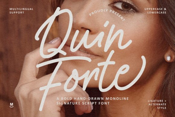 Quin Forte: A Premium Script Font for Web Design