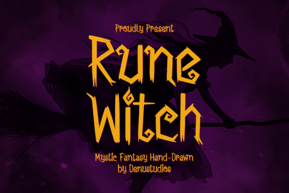 Rune Witch: A Mystic Display Font for Editorial Design