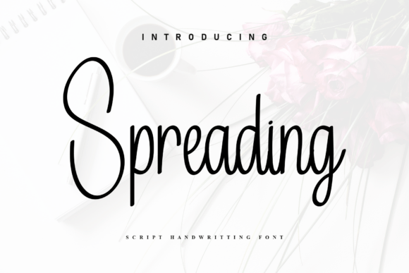 Spreading: The Handwritten Font for Authentic Branding