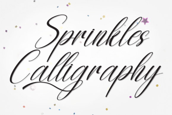 Sprinkles Calligraphy: A Warm Script Font for Editors