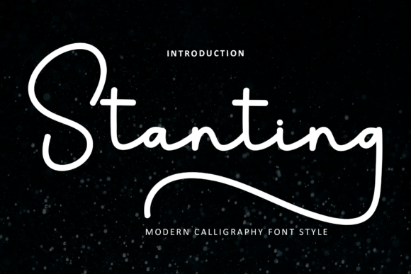 Stanting: A Modern Calligraphy Font for Your Brand