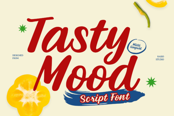 Tasty Mood: A Vibrant Script Font for Web Design