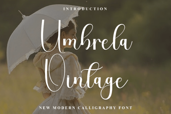 Umbrela Vintage: A Warm Script Font for Makers