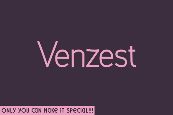 Venzest: The Handwritten Font for Bold Campaigns