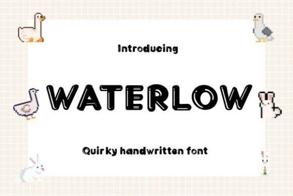 Waferlow: A Bold Handwritten Font for Makers